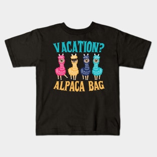 Alpaca vacation Kids T-Shirt